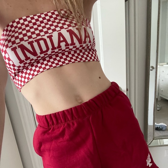 Indiana University Checkered Tube Top - Picture 3 of 5